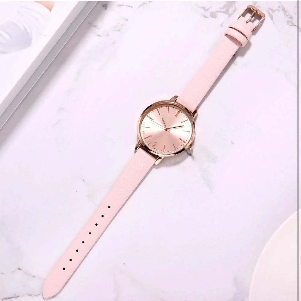Women's Watches Leather Band Luxury Quartz Watches Waterproof Ladies Gift